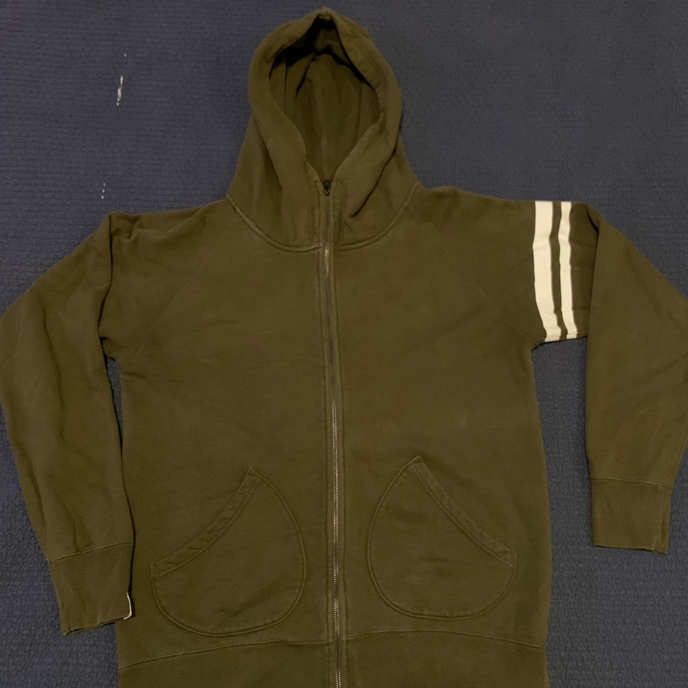 MOMOTARO 07-044 HEAVYWEIGHT GTB HOODIE (OLIVE) - XXL